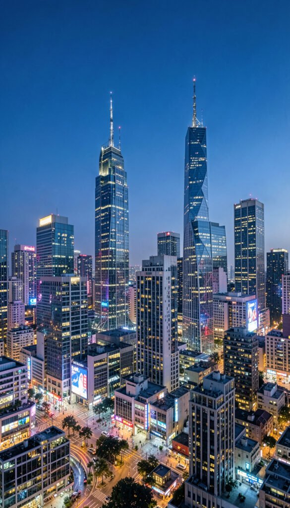 Ciudad Moderna Nocturna - Imágenes bonitas para perfil de