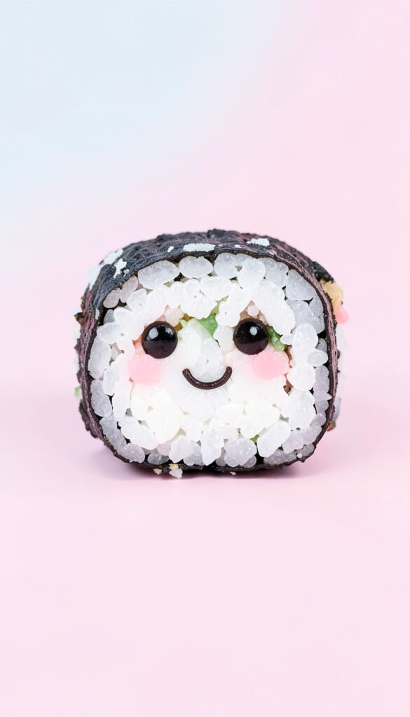 Sushi adorable - Fotos kawaii para fondo de