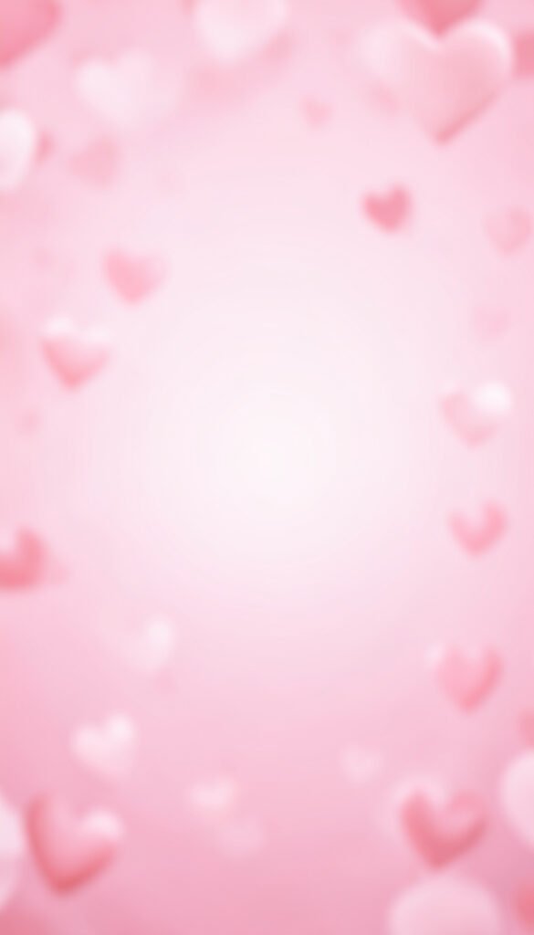 Fondo de corazones difuminados - Corazones rosas aesthetic para perfil