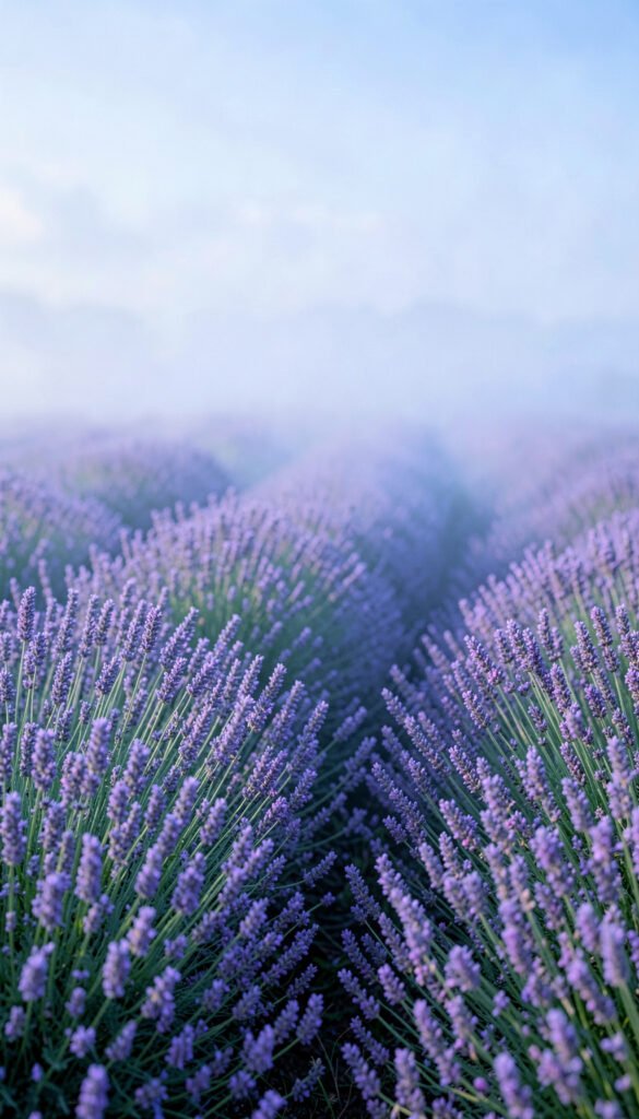Lavandas en calma - fotos de flores naturales