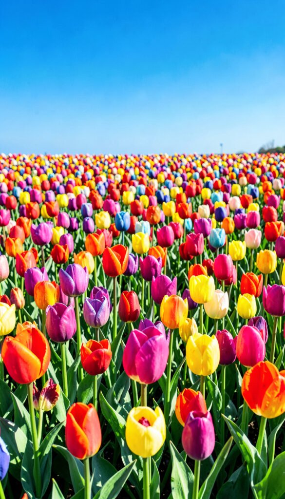 Tulipanes de colores - Imágenes de flores para fotos