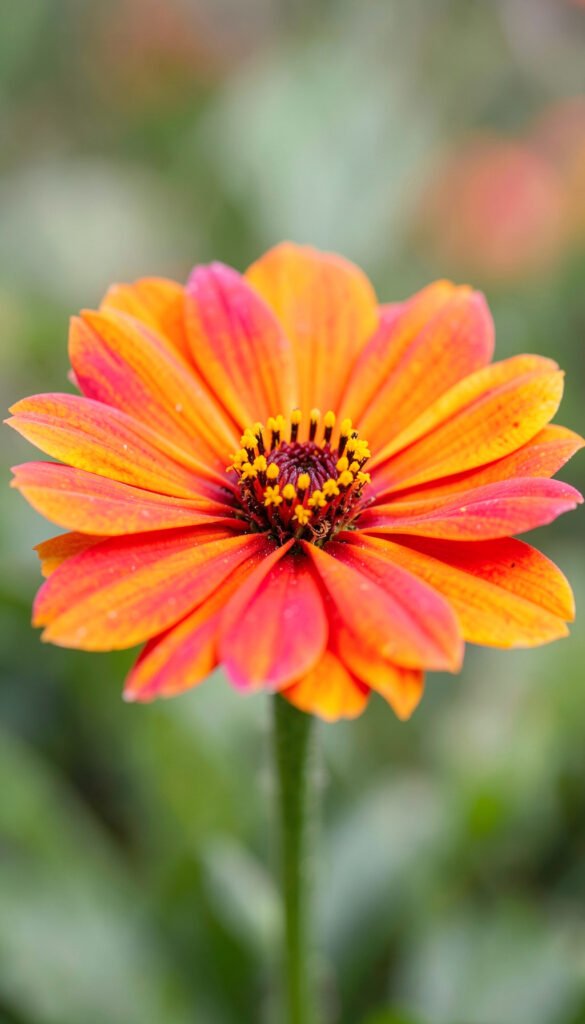 Flor en foco - Carátulas de biología para colegio