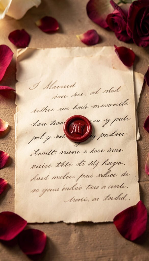 Carta de amor antigua - Fondos románticos para WhatsApp para