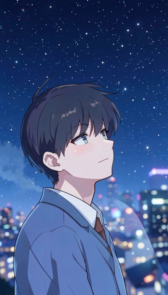 Chico anime soñador - imágenes anime kawaii