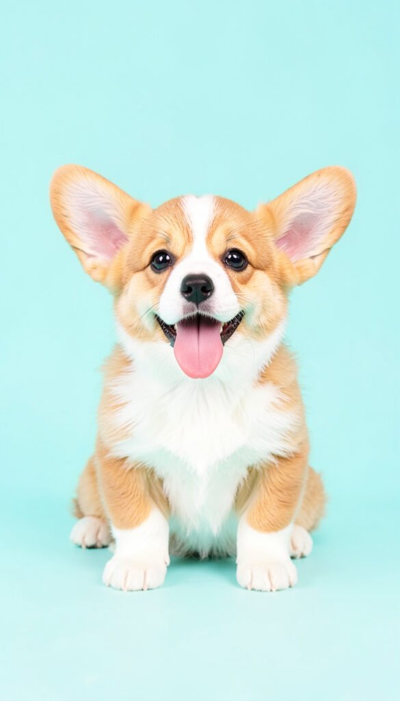 Perro corgi kawaii - fotos de perfil kawaii