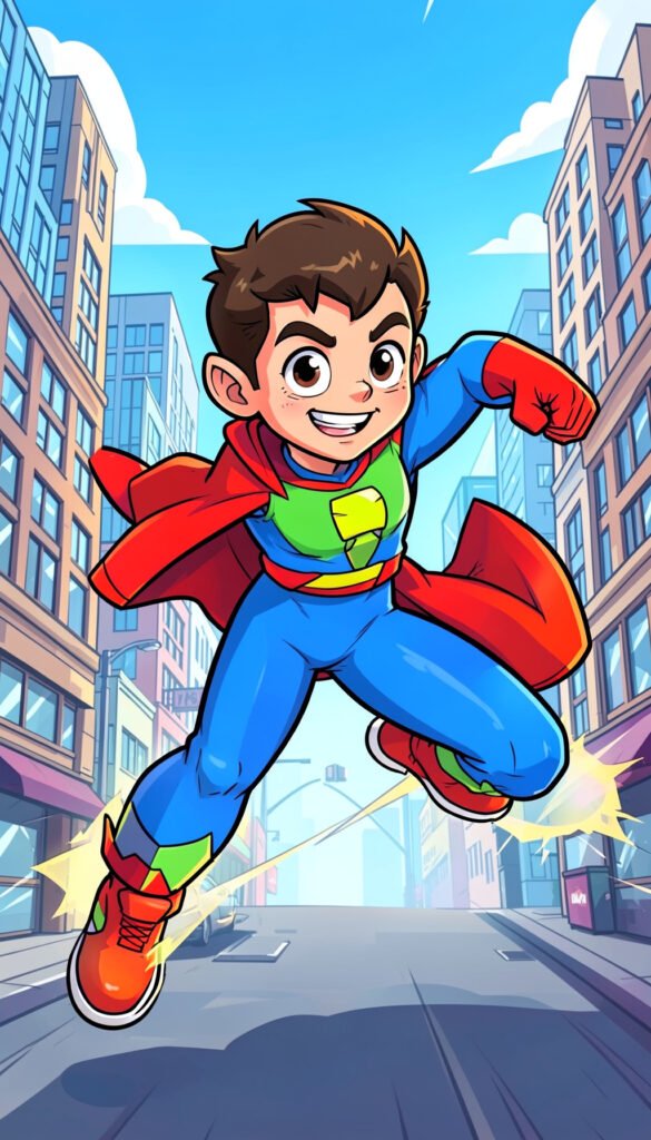 Superhéroes Divertidos - Fondos para niños con dibujos