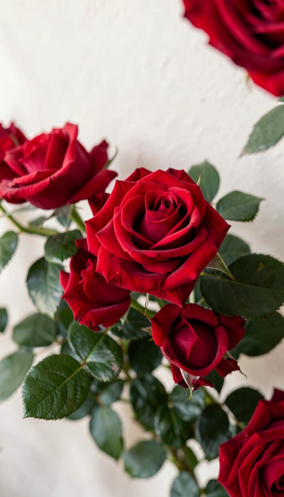 Rosas rojas clásicas - flores naturales rojas elegantes