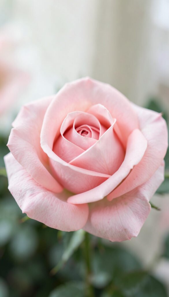 Rosa delicada en primer plano - imágenes de flores para perfil