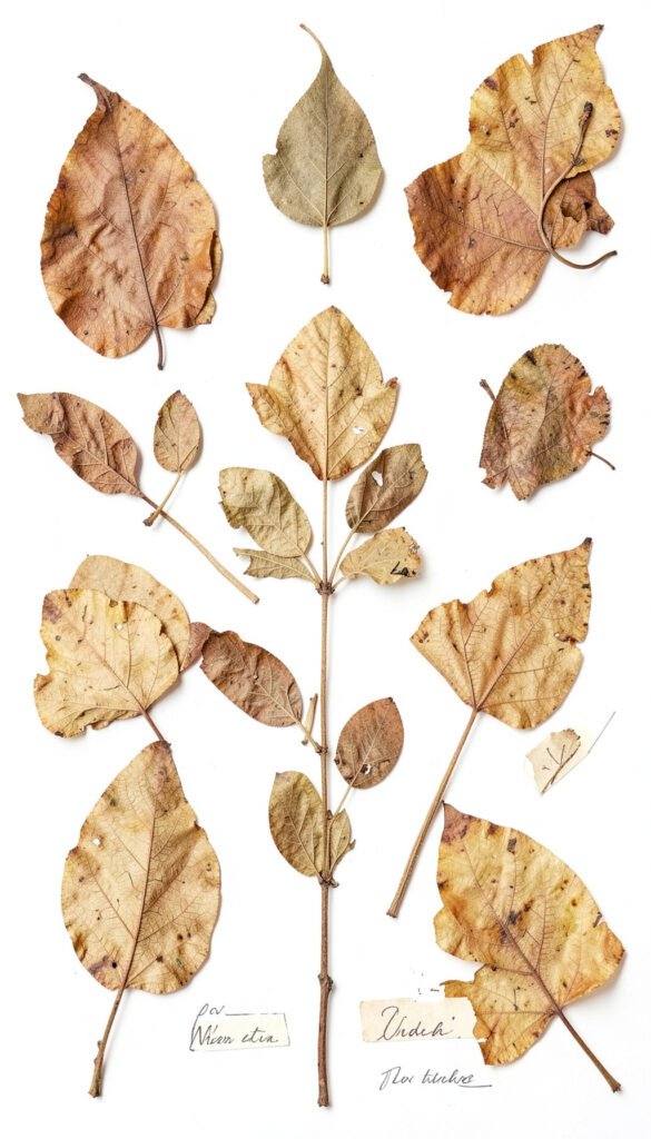 Herbario vintage - Portadas de biología aesthetic naturales