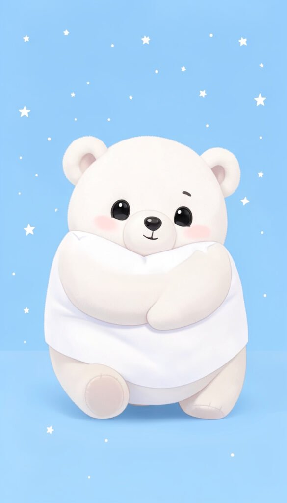 Osito Almohada - imágenes kawaii aesthetic alta resolución