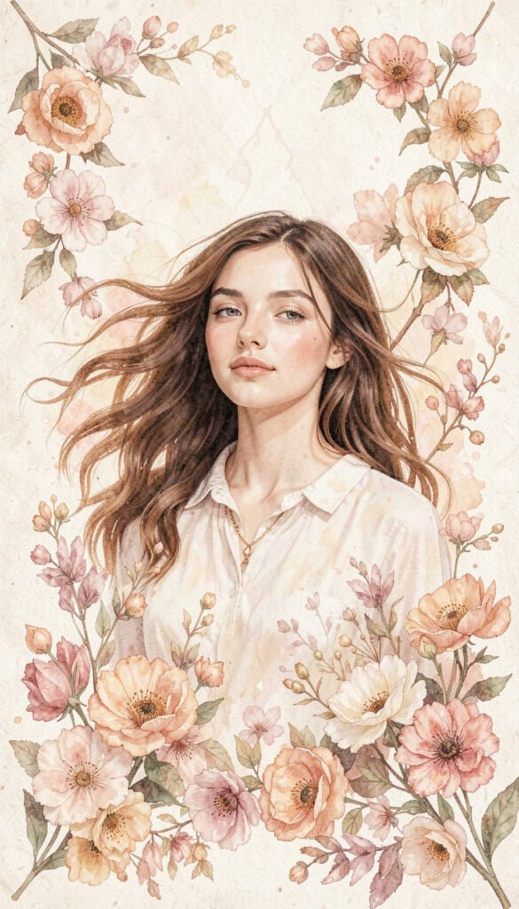 Arte floral bohemio - Fondos para WhatsApp aesthetic de