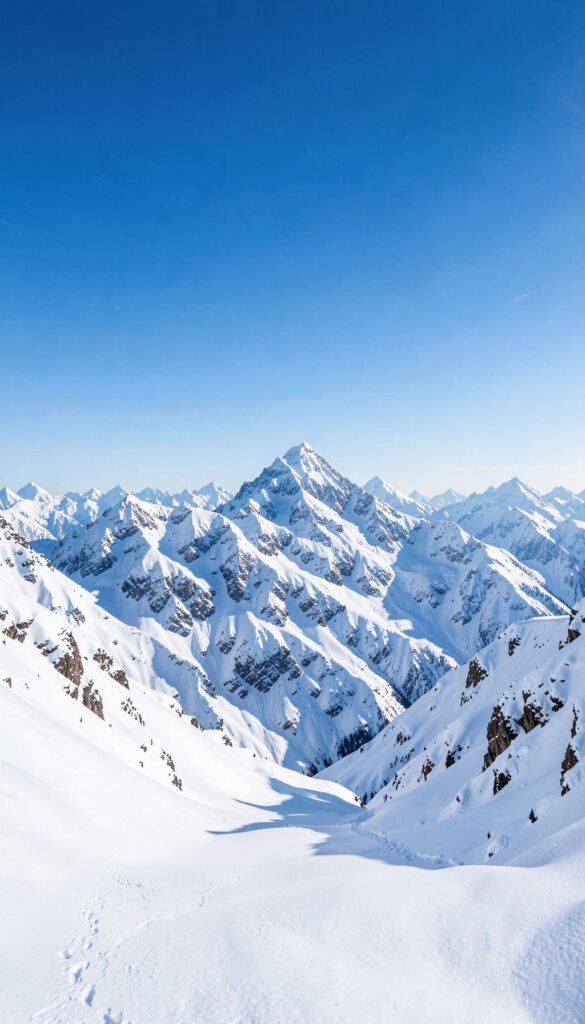 Montaña nevada - Fotos de perfil bonitas para