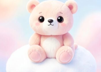 Osito Kawaii en Pastel - Imágenes kawaii aesthetic tiernas para