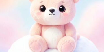 Osito Kawaii en Pastel - Imágenes kawaii aesthetic tiernas para