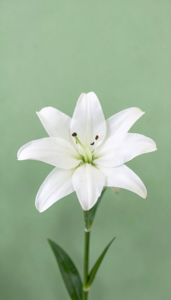 Lirio Blanco: Pureza y Renovación - Fotos de flores naturales con