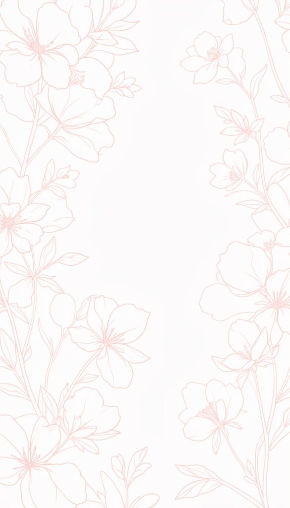 Flores Sutiles - Fondos aesthetic para WhatsApp en