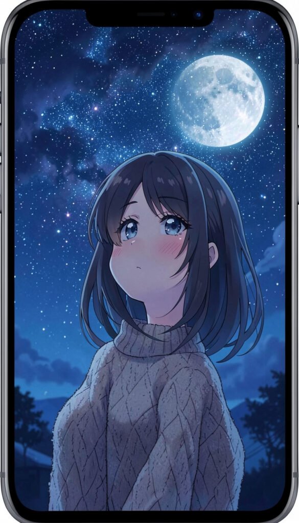 Noches bajo las estrellas - Fotos de perfil anime para