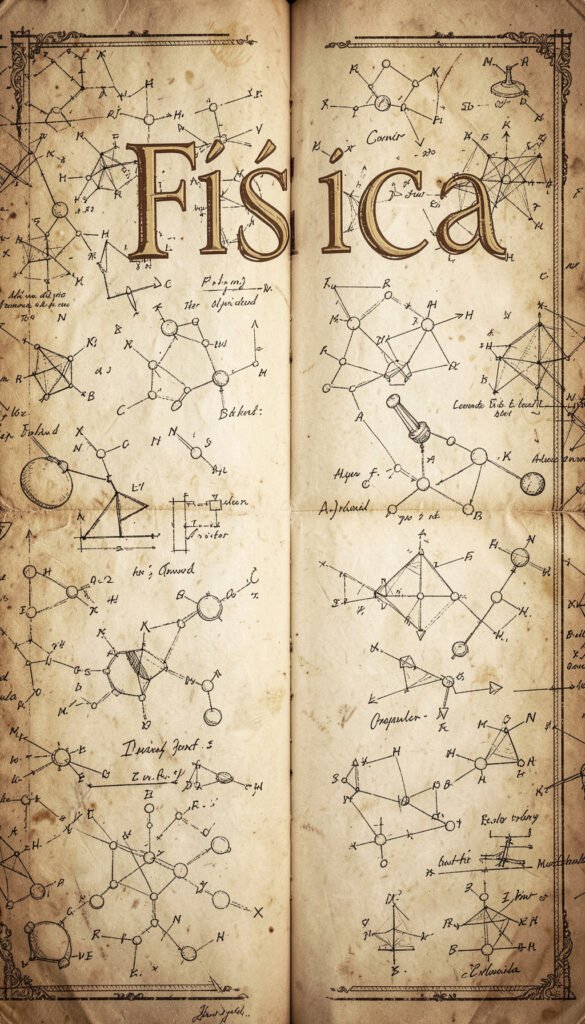 Libro clásico - Portadas de física con diseño