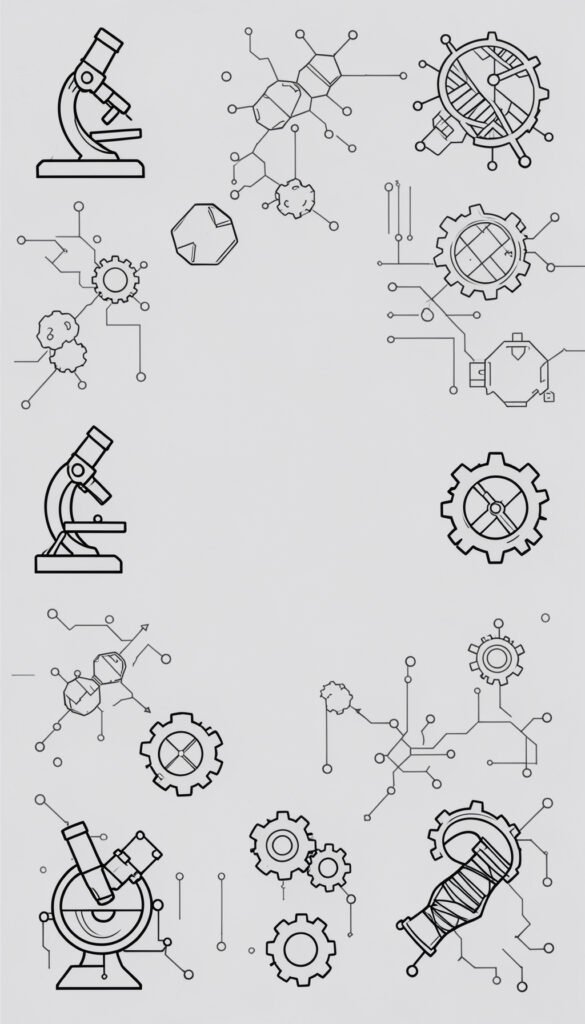 Ciencias y tecnología - Portadas de ciencias con dibujos