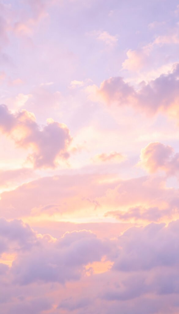 Atardecer de corazones - Fondos románticos para WhatsApp para