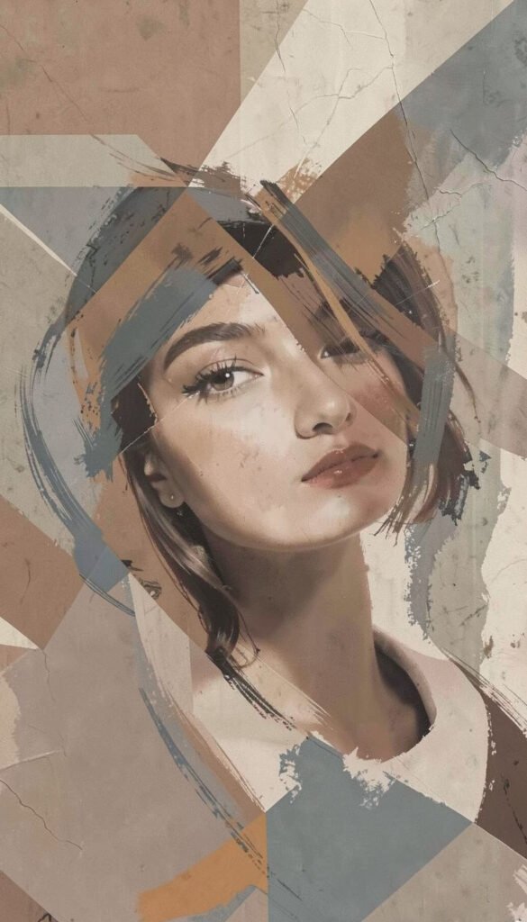 Retrato Abstracto - Fondos para WhatsApp perfil de