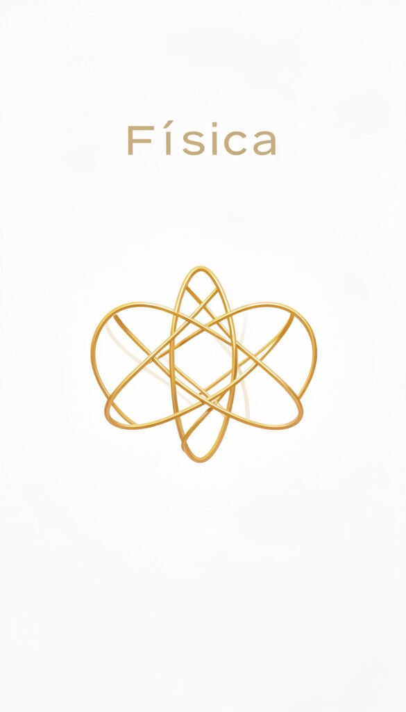 Minimalismo atómico - Portadas de física con diseño