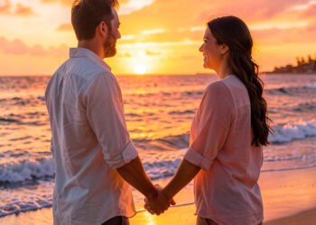 Atardecer apasionado - Fondos románticos para WhatsApp de