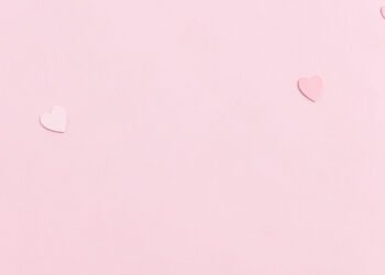 Corazones rosas minimalistas - Corazones rosas aesthetic para perfil