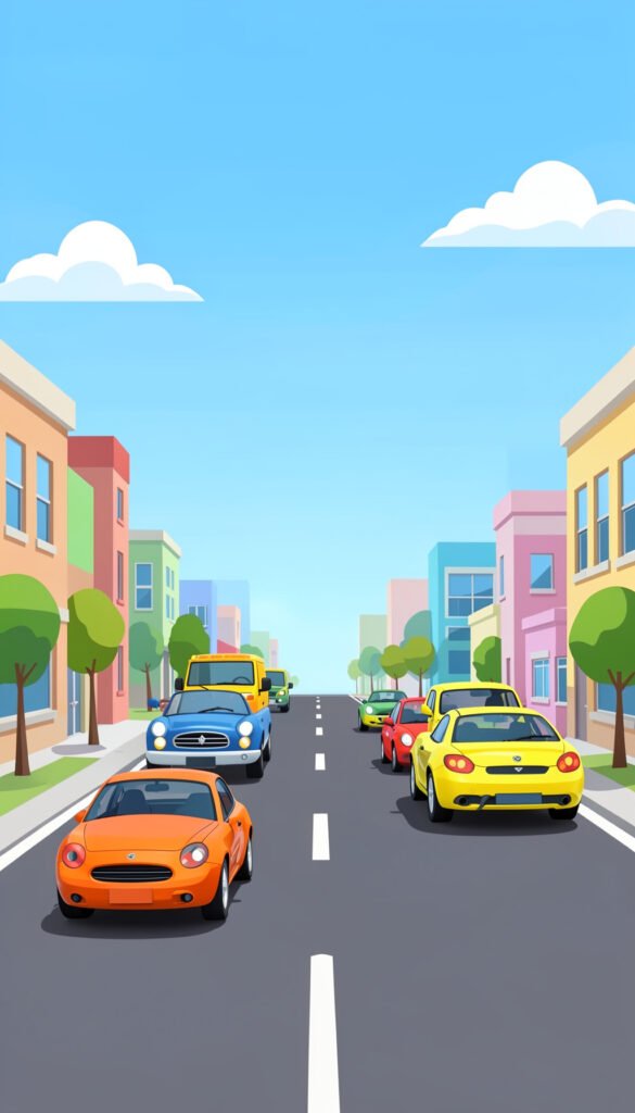 Vehículos Divertidos - imágenes lindas para niños