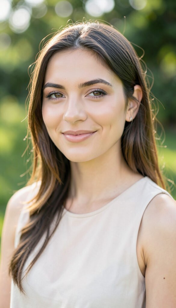 Retrato natural al aire libre - Fotos de perfil para chicas