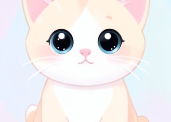 Gatitos kawaii minimalistas - fotos de perfil kawaii