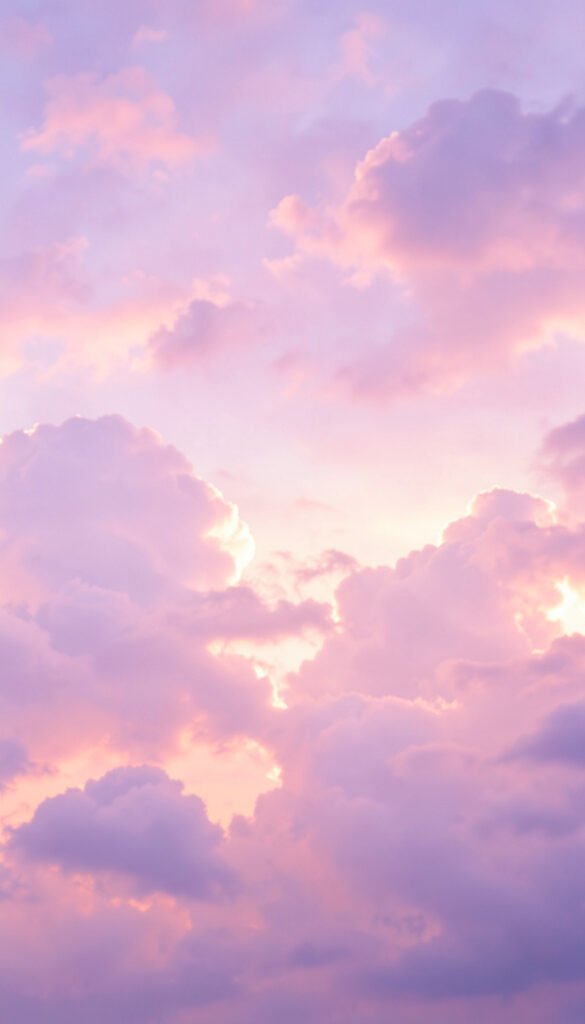 Nubes Algodón de Azúcar - Fotos aesthetic para fondo de