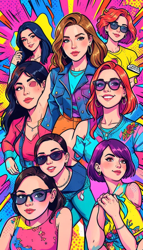 Arte pop femenino - Imágenes para chicas lindas y