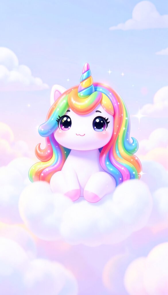 Unicornios kawaii - Imágenes kawaii aesthetic para perfil