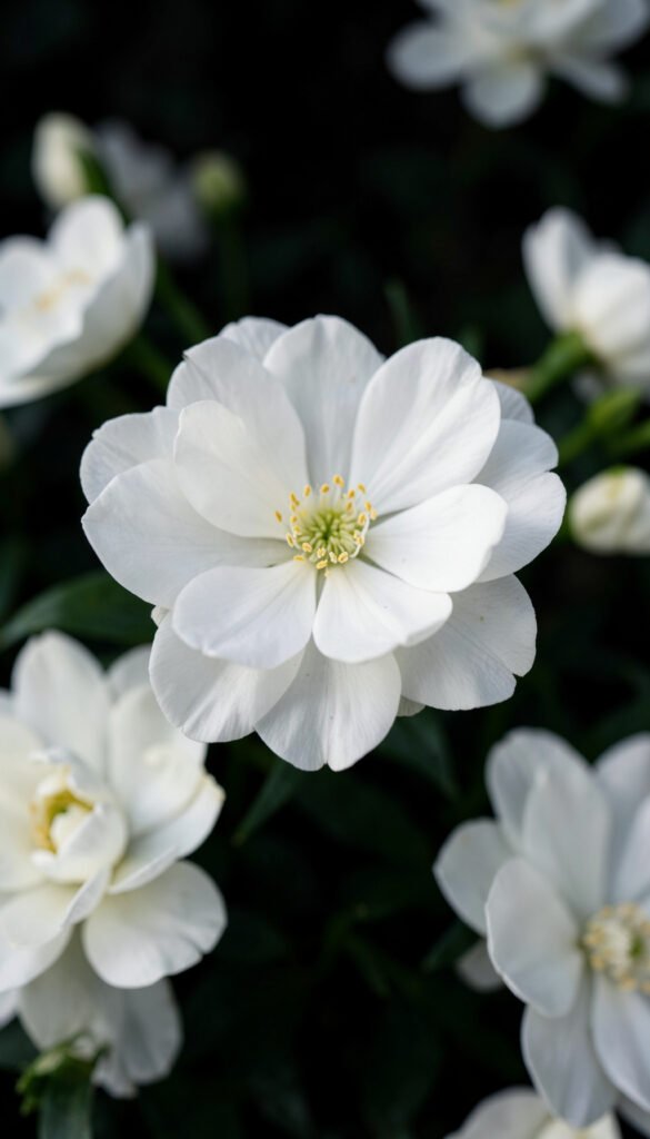 Lirios blancos elegantes - fotos de flores naturales HD