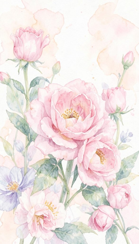 Flores artísticas - fondos elegantes para Facebook