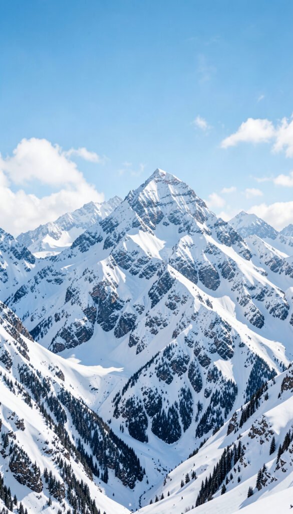 Montañas nevadas - imágenes bonitas perfil Facebook alta calidad