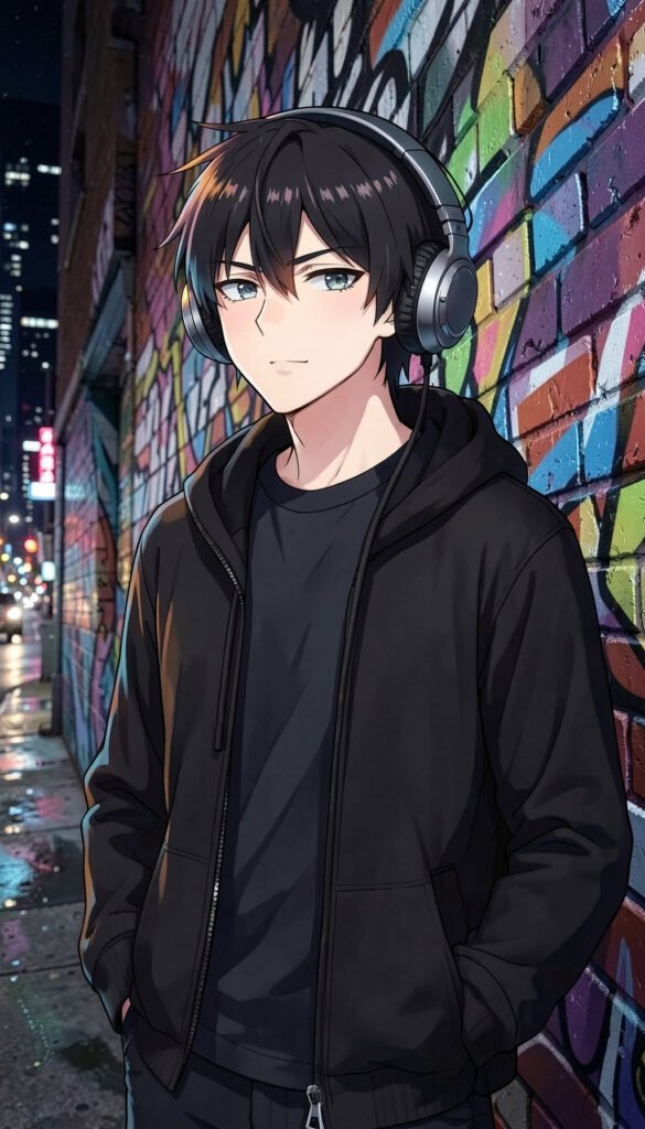 Chico anime urbano - Fondos para WhatsApp perfil de