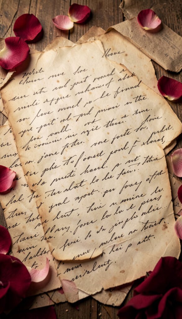 Cartas de amor vintage - Fondos románticos para WhatsApp de