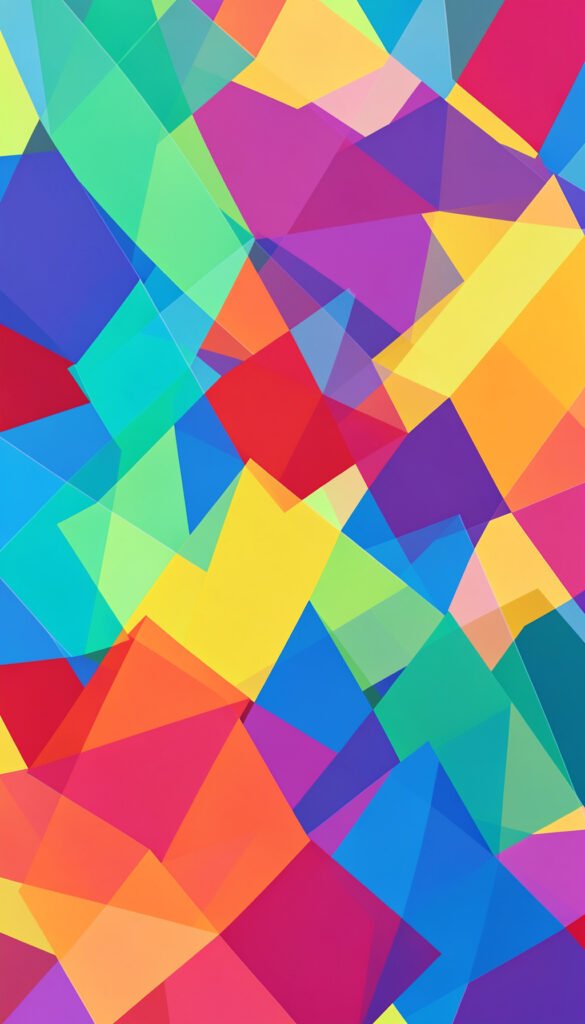 Geometría colorida - Fondos e imágenes para perfil