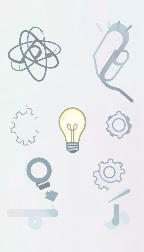 Iconos de física - Portadas de física fáciles para