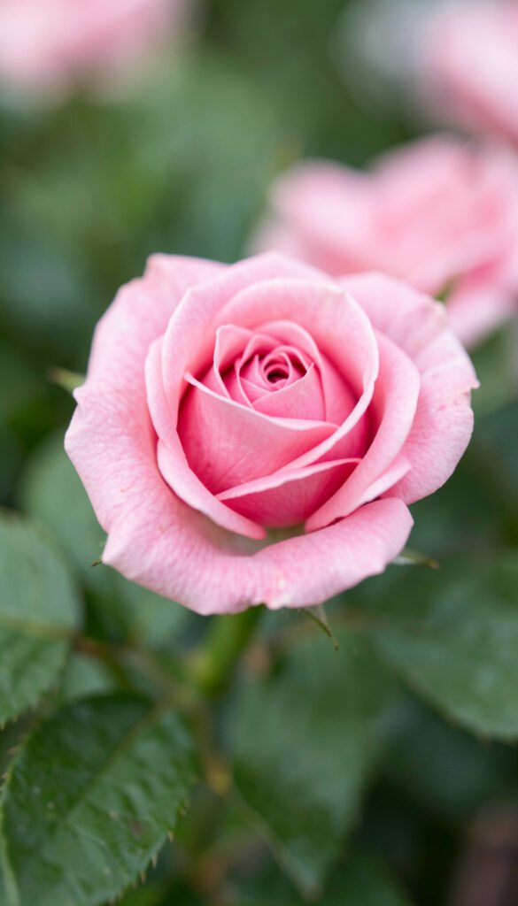 Rosa rosada en primer plano - fotos de rosas hermosas HD