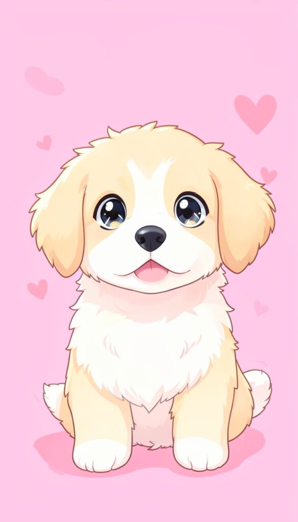 Perrito anime adorable - imágenes anime kawaii