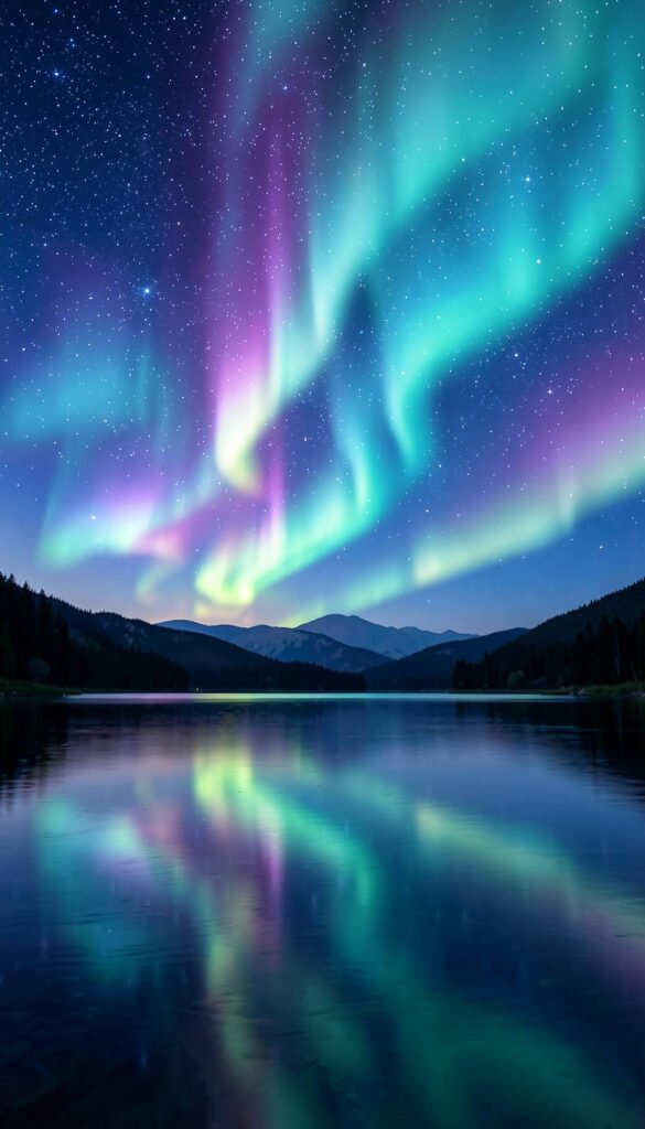 Auroras Boreales - Fondos de pantalla para WhatsApp