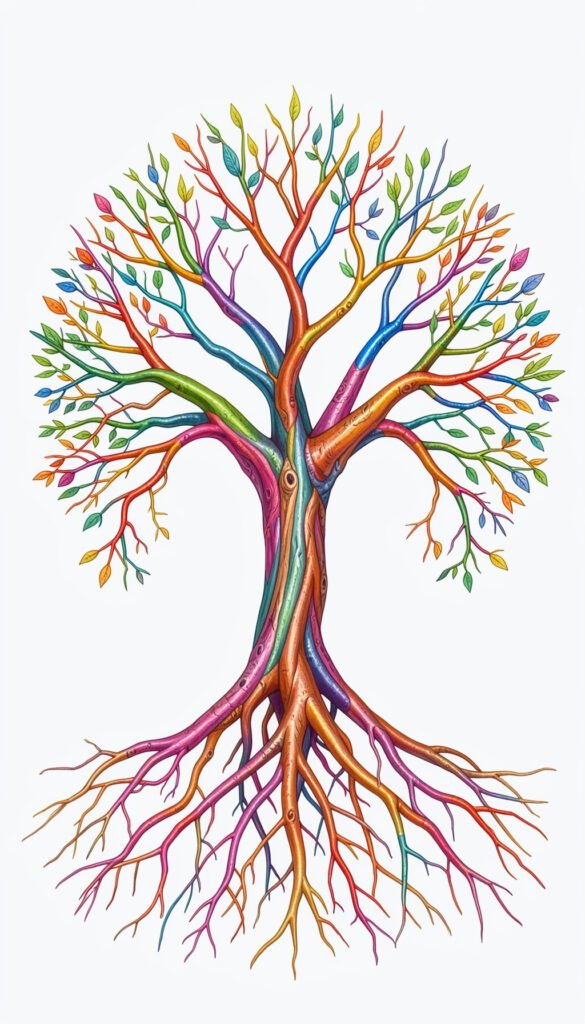 Árbol de la vida - Portadas de biología creativas y