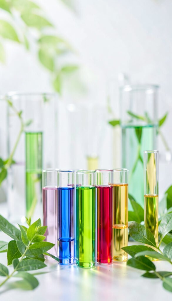 Ciencia y naturaleza - carátulas de laboratorio creativas