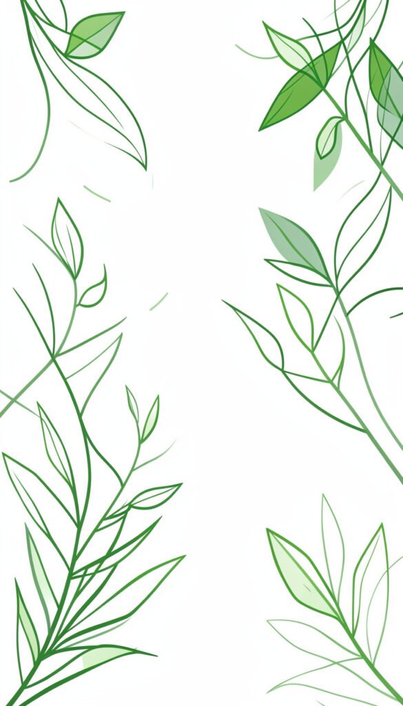 Botánica minimalista - Portadas de biología con estilo