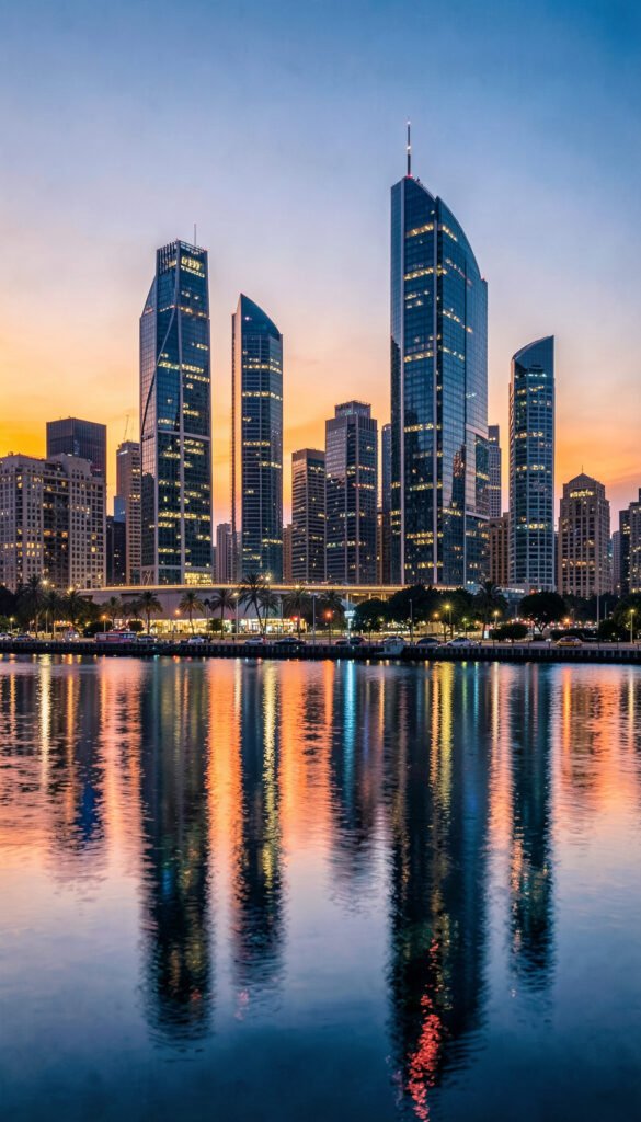 Paisaje urbano moderno - imágenes bonitas perfil Facebook alta calidad