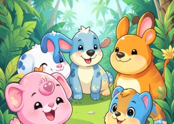 Descargar fondo de pantalla Fondos para niños coloridos y creativos en HD y 4K gratis Animales divertidos - Fondos para niños coloridos y