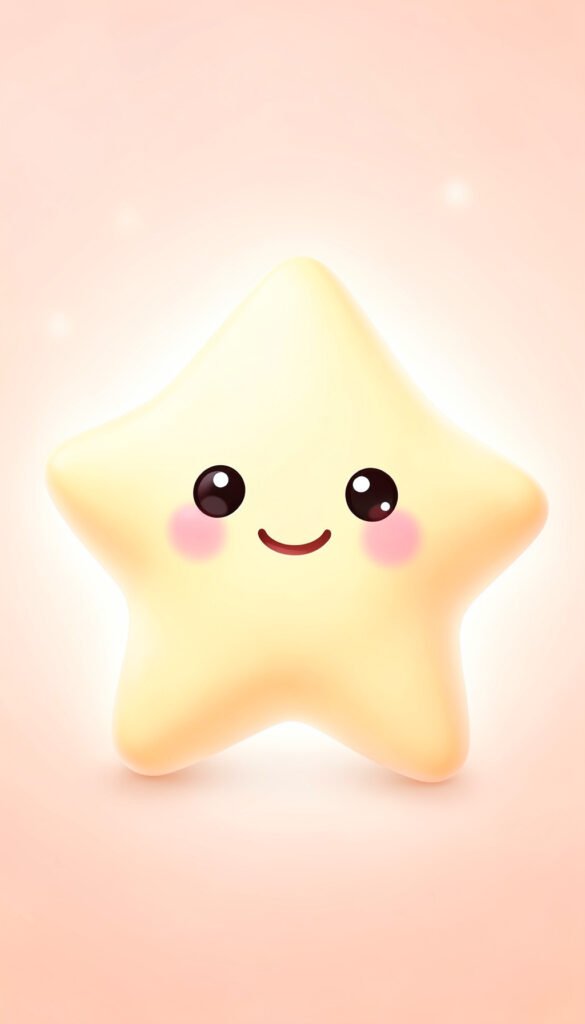 Estrella sonriente - fotos de perfil kawaii aesthetic